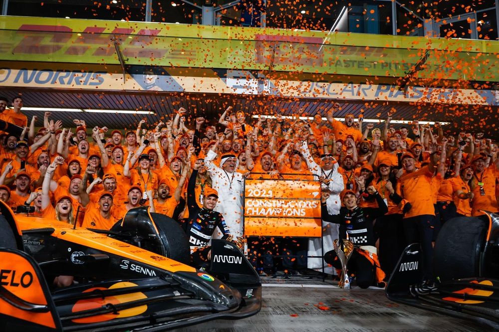 Mclaren celebra el campeonato de constructores